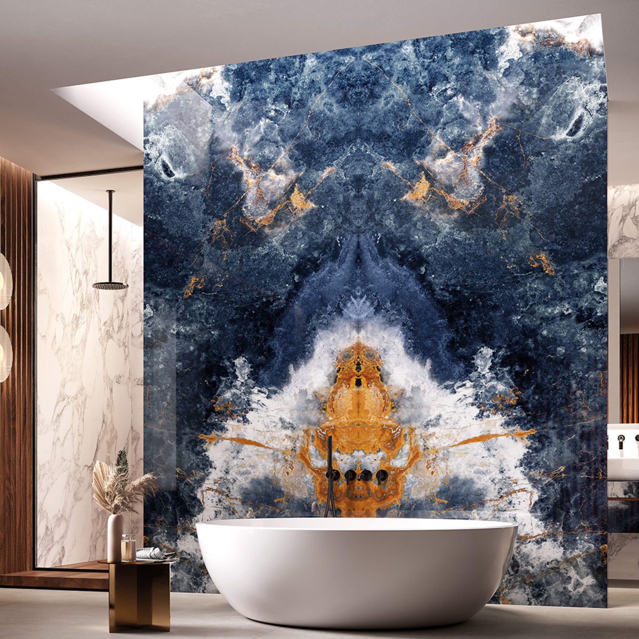Hotel Lobby Feature Wall